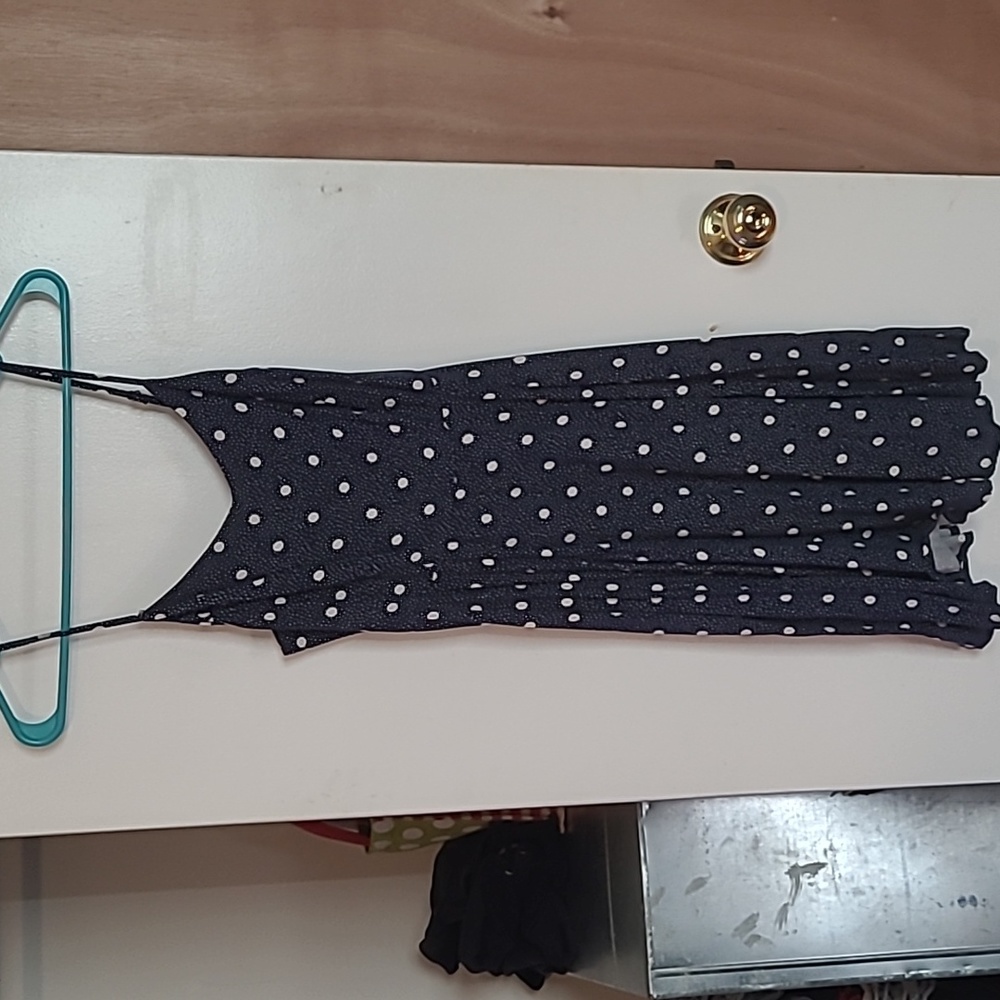 Old Navy Small Navy/polka-dot dress